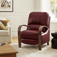 Alex Genuine Leather Manual Recliner