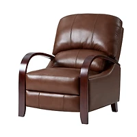 Alex Genuine Leather Manual Recliner