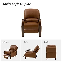 Alex Genuine Leather Manual Recliner
