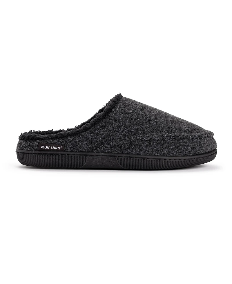 Muk Luks Men's Faux Wool Clog Slippers