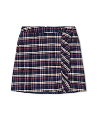 Hope & Henry Women's Flannel Ruffle Skirt