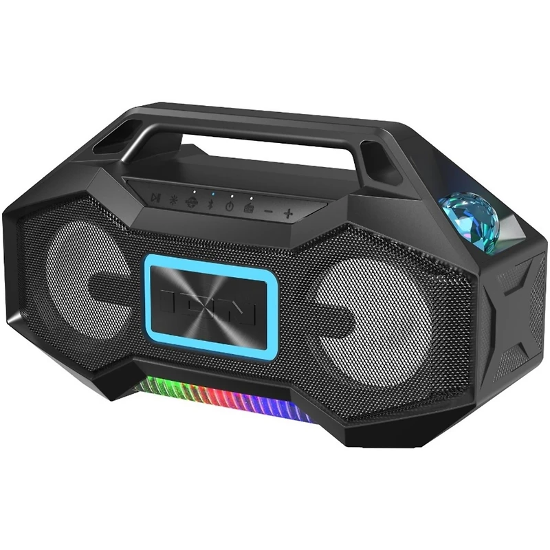 Ion iSP147 Party Rocker Go Portable Bluetooth Speaker - IPX5 - Fm Radio - 60W (Black)