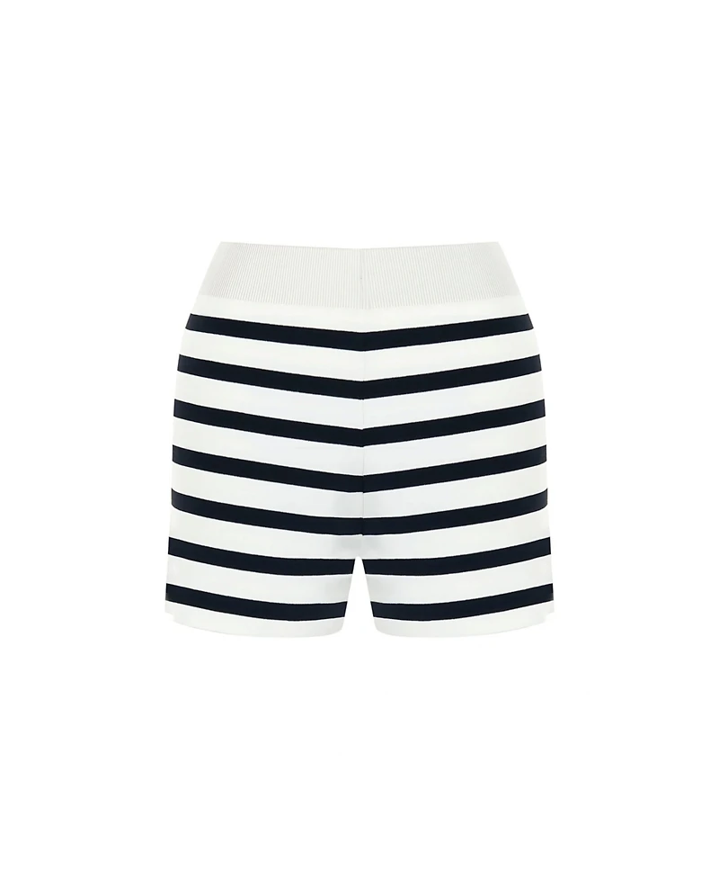 Nocturne Women's Striped Mini Shorts