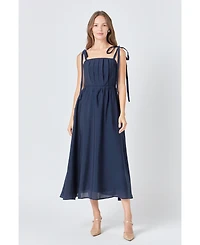 endless rose Women's Pleated Midi Dress