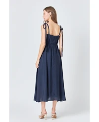 endless rose Women's Pleated Midi Dress