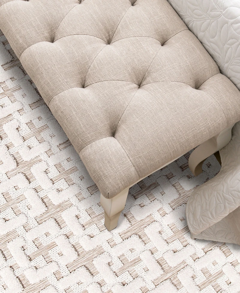 Closeout! Crochet Chain Link 5'3"x7'6" Area Rug