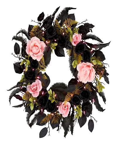 National Tree Company Cute and Creepy Wreath, 24 Inches