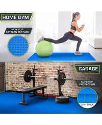 Exercise Puzzle Mat 3/4-in, 96 Sq Ft - 24 Tiles