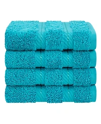 American Soft Linen Edison Luxury 100% Turkish Cotton 4-Piece Washcloth Set