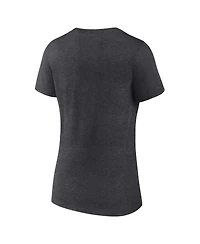 Fanatics Women's Heather Charcoal Team Usa Victory V-Neck T-Shirt