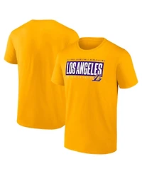 Fanatics Men's Gold Los Angeles Lakers Box Out T-Shirt