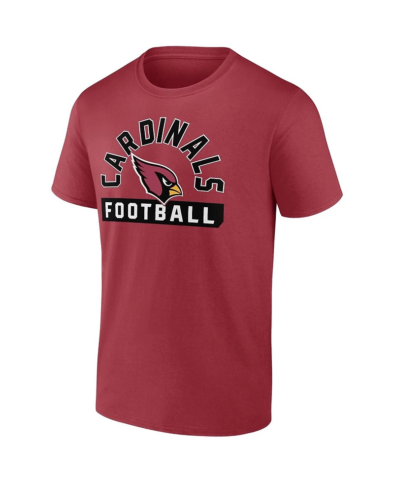 Fanatics Men's Cardinal/White Arizona Cardinals Two-Pack 2023 Schedule T-Shirt Combo Set