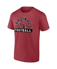 Fanatics Men's Cardinal/White Arizona Cardinals Two-Pack 2023 Schedule T-Shirt Combo Set