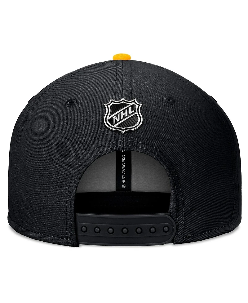Fanatics Men's Black Boston Bruins 2024 Nhl Draft Snapback Hat