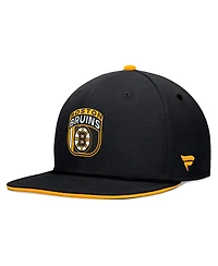 Fanatics Men's Black Boston Bruins 2024 Nhl Draft Snapback Hat