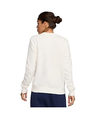 Nike Women's White Team Usa Phoenix Fleece 1924 Pack Pullover Sweatshirt