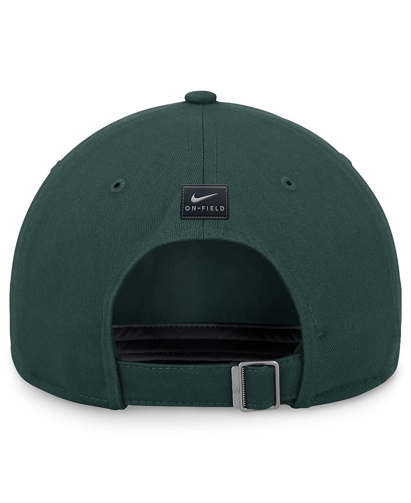 Nike Men's Green Michigan State Spartans 2024 On-Field Club Adjustable Hat