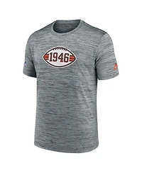 Nike Men's Gray Cleveland Browns Velocity Alternate Logo Performance T-Shirt