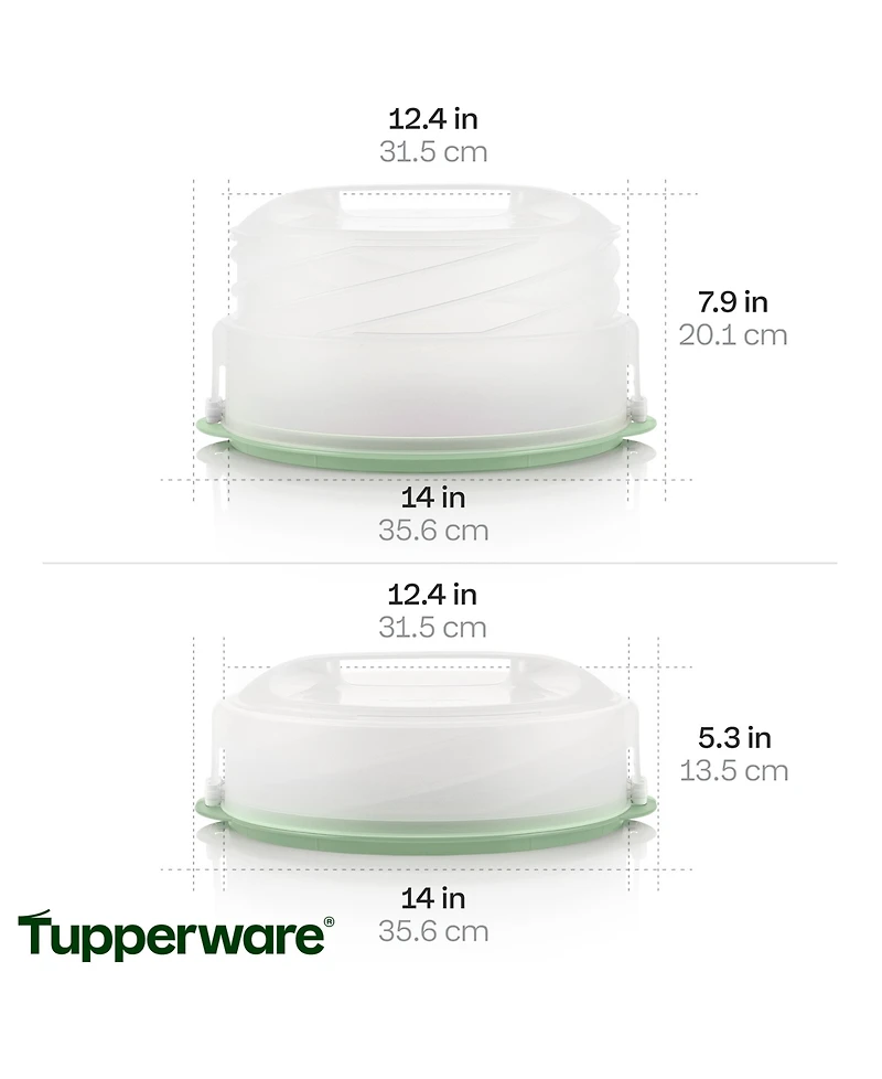 Tupperware Expandable Travel Cake Carrier