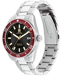 Tommy Hilfiger Men's Automatic Silver Stainless Steel Watch 40mm