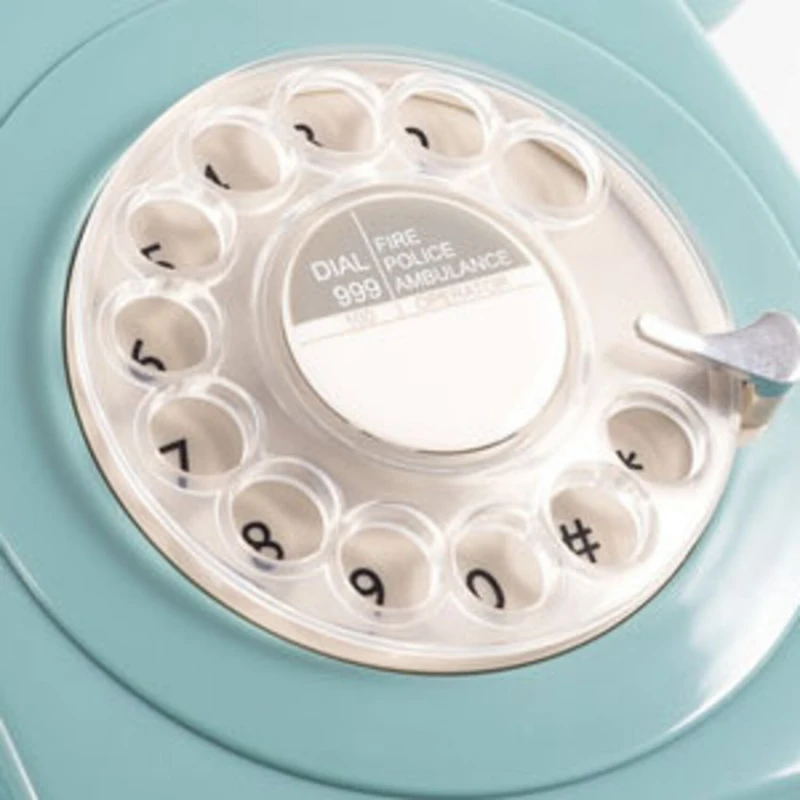 Gpo Retro GPO746RBL 746 Desktop Rotary Dial Telephone - Blue