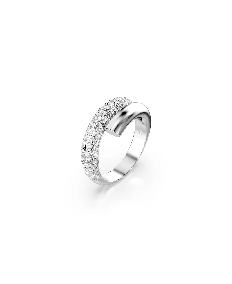 Swarovski White, Rhodium Plated Dextera Ring