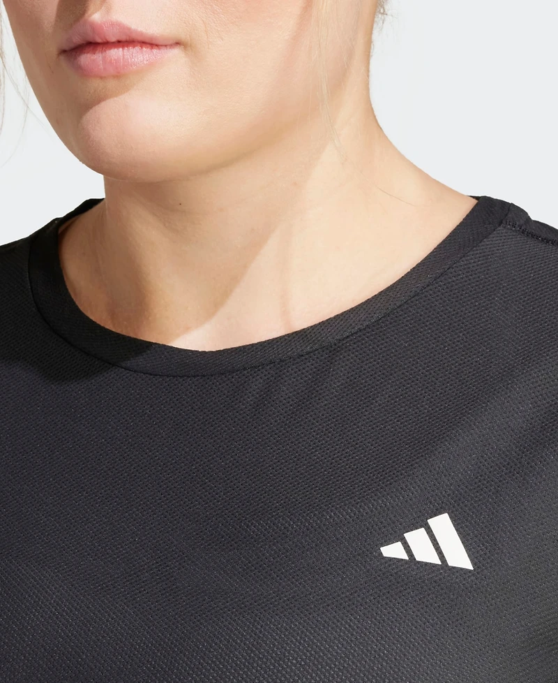 Adidas Plus Own the Run Moisture-Wicking T-Shirt