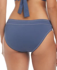 Bleu by Rod Beattie Women's Belt-Detail Hipster Bikini Bottoms