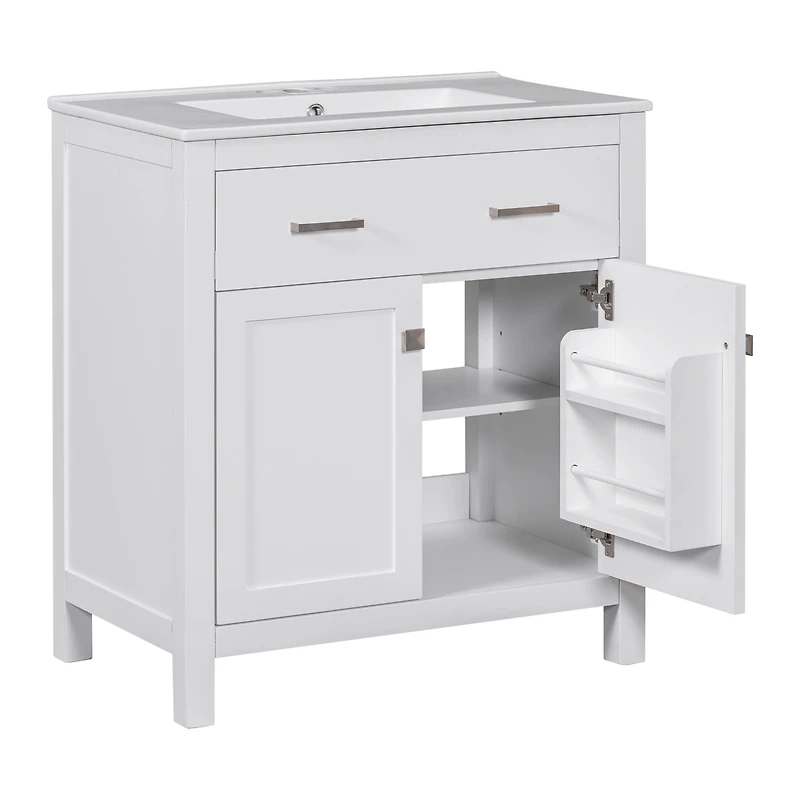 Streamdale Elegant 30-inch Modern Bathroom Vanity with Ample Storage