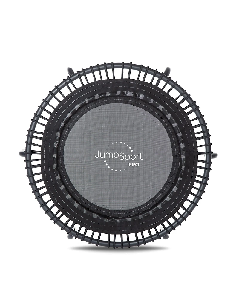 JumpSport 350 Pro Indoor Lightweight 39" Round Fitness Trampoline with 4 Videos
