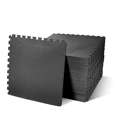 BalanceFrom Fitness 144 Sq Ft Interlocking Eva Foam Exercise Mat Tiles