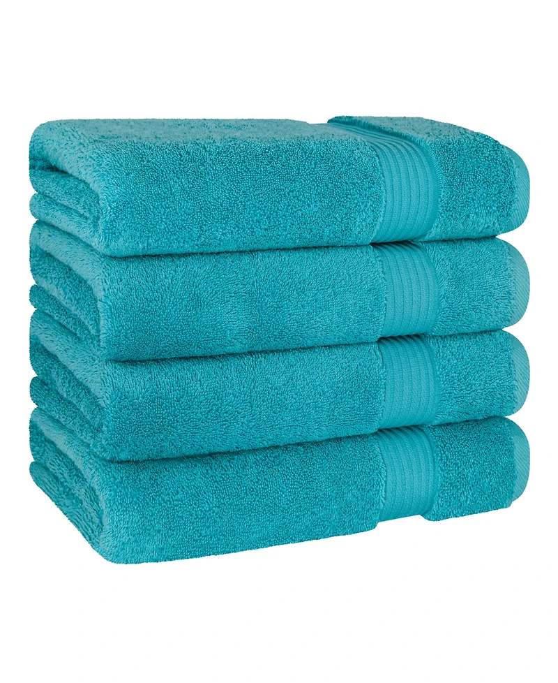 American Soft Linen Bekos Premium 100% Turkish Cotton 4-Piece Bath Towel Set