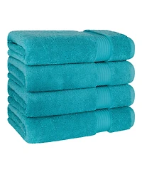 American Soft Linen Bekos Premium 100% Turkish Cotton 4-Piece Bath Towel Set