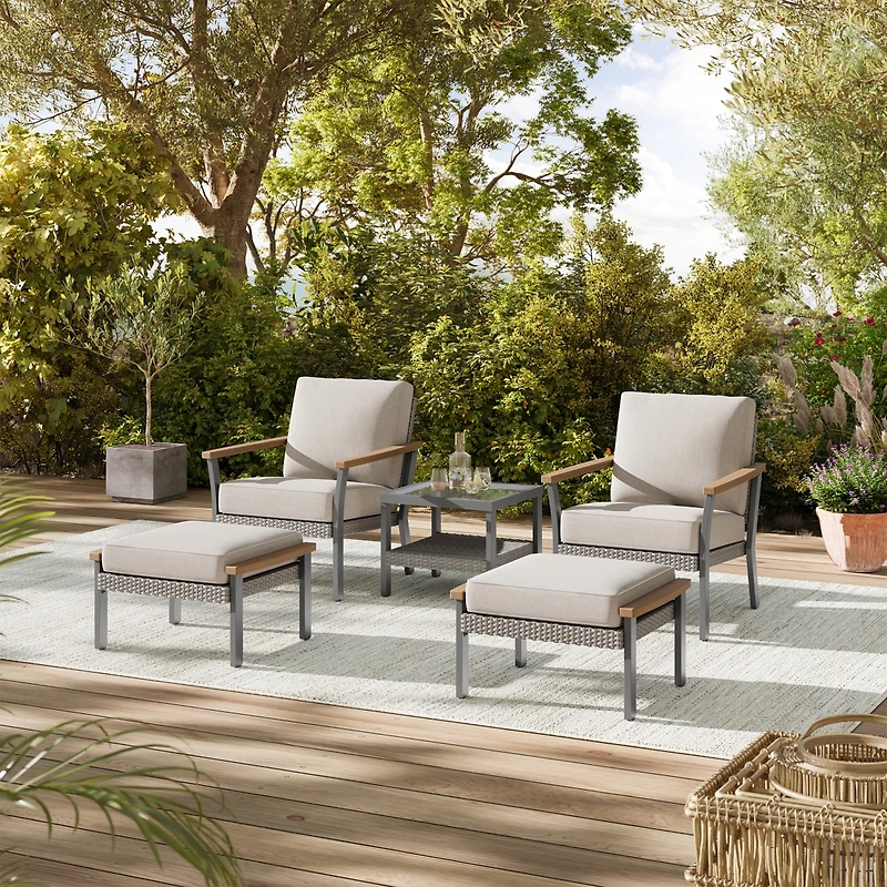Sencillo 5 Piece Conversation Set