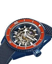 Rado Men's Swiss Automatic Captain Cook Navy Blue High-Tech Ceramic Bracelet Watch 43mm