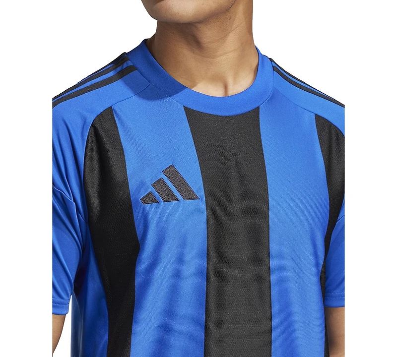 adidas Men's Stripe Logo Jersey T-Shirt