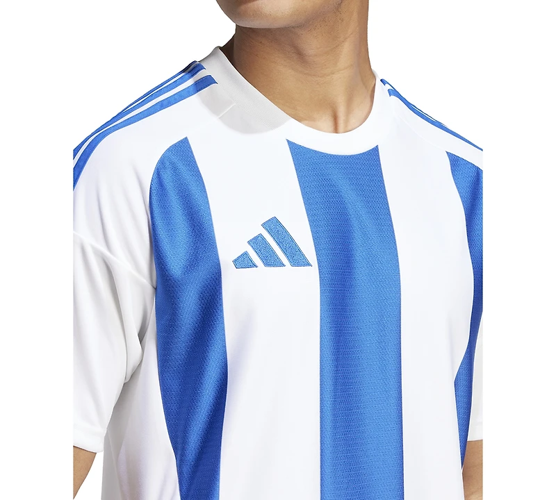 adidas Men's Stripe Logo Jersey T-Shirt
