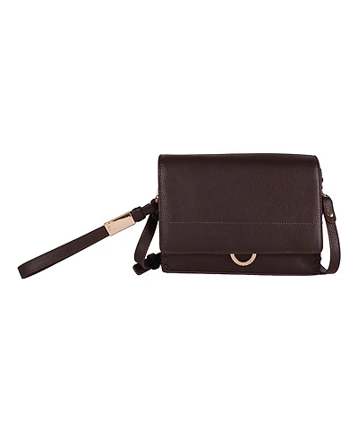 Lodis Amy Leather Crossbody Bag