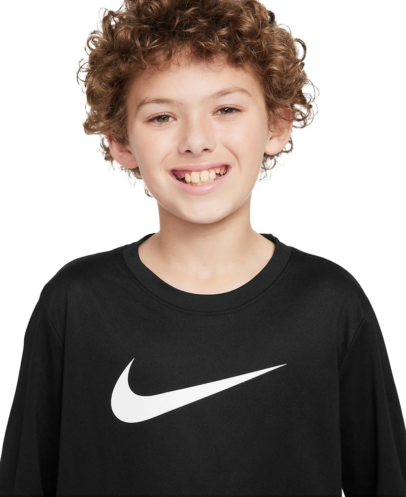 Nike Big Kids Legend Dri-fit Long-Sleeve T-Shirt