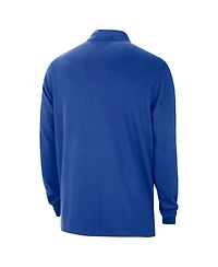 Nike Men's Blue New York Knicks 2024/25 Courtside Performance Half-Zip Top