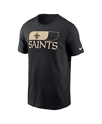 Nike Men's Black New Orleans Saints Air Essential T-Shirt