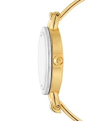 Tory Burch Women's The Miller Gold-Tone Stainless Steel Bangle Bracelet Watch 27mm Set