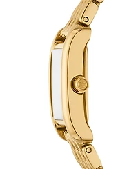 Tory Burch Women's The Eleanor Quartz Gold-Tone Stainless Steel Bracelet Watch 19mm