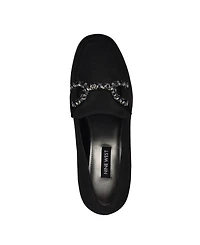 Nine West Women's Lilpa Almond Toe Slip-On Dress Flat Loafers