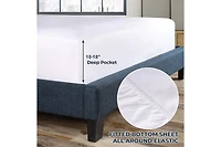 Superior Egyptian Cotton 1000 Thread Count Embroidered Bed Sheet Set