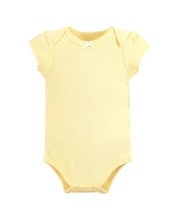 Hudson Baby Girls Essential 5-Piece Cotton Bodysuit Set