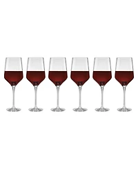 Lenox Tuscany Classics Angled Optic Wine Glasses, Set Of 6