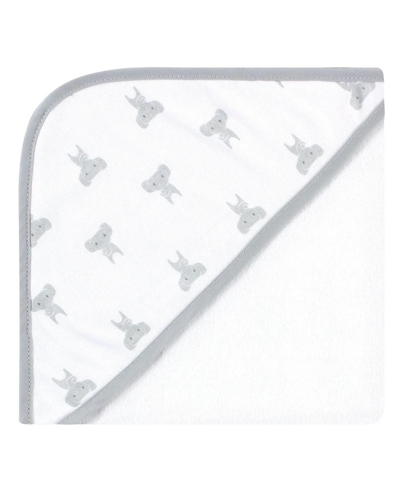 Hudson Baby Unisex Cozy Hooded Cotton-Blend Bath Wraps
