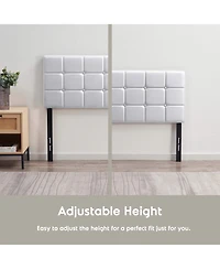 Clara Clark Button Tufted Upholstered Headboard