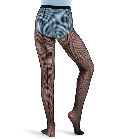 Capezio Girls Classic Fishnet Tight w/ Seams